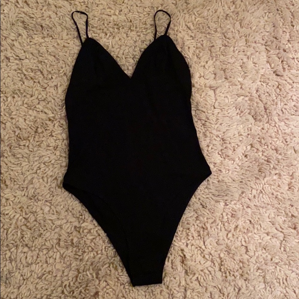 Leith Black Bodysuit